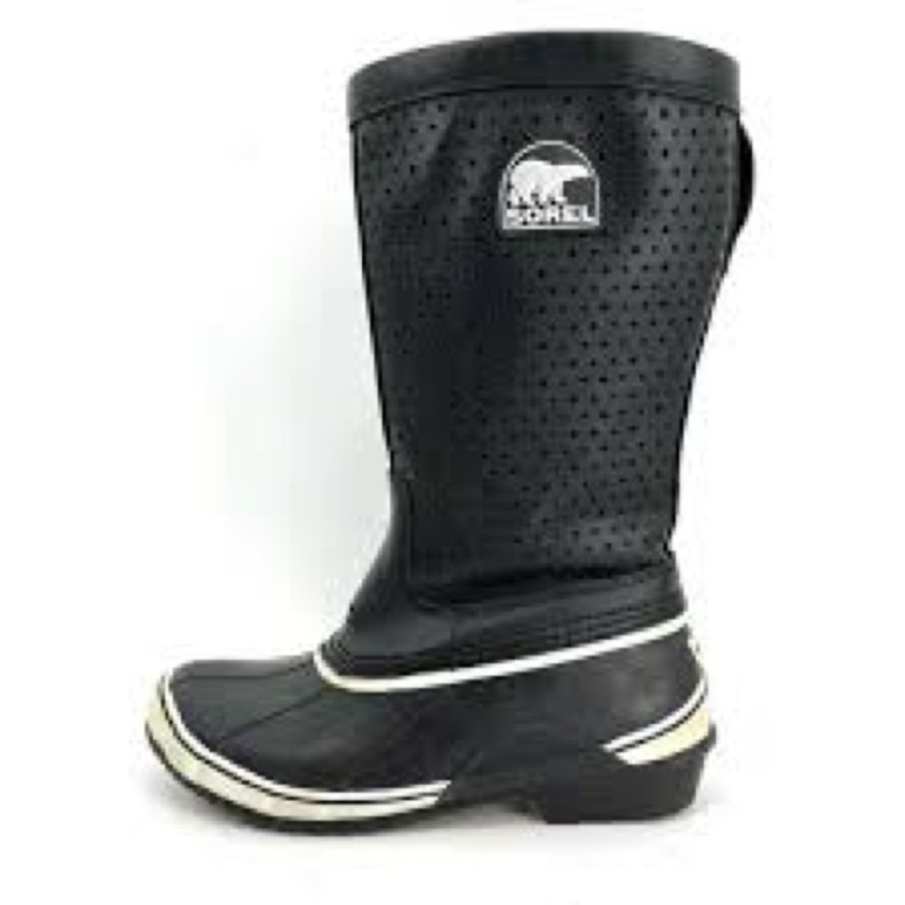 Sorel Sorelli tall insulated rain boots black size 12